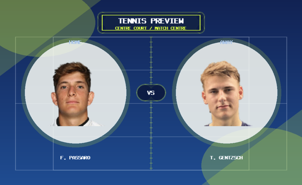 F. Passaro vs T. Gentzsch player profile image match preview graphic
