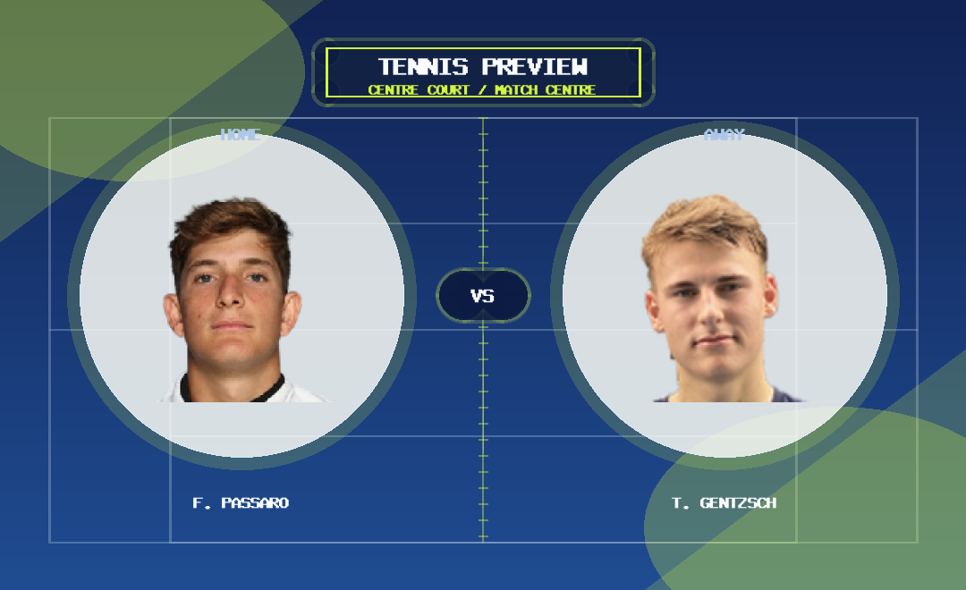 F. Passaro vs T. Gentzsch player profile image match preview graphic