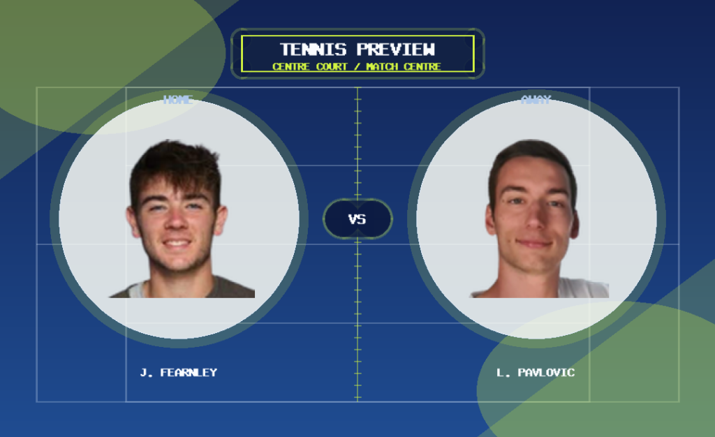 J. Fearnley vs L. Pavlovic player profile image match preview graphic
