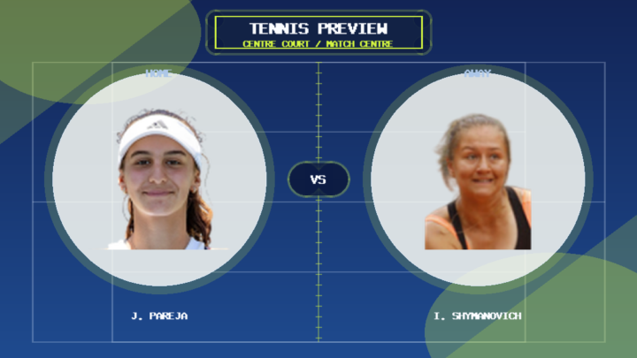 J. Pareja vs I. Shymanovich player profile image match preview graphic