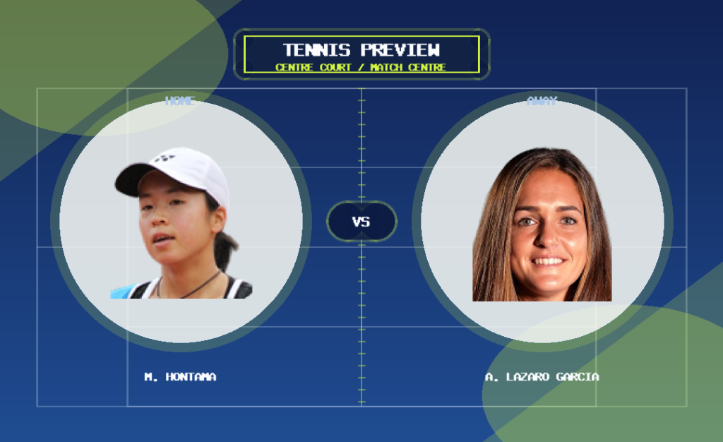 M. Hontama vs A. Lazaro Garcia player profile image match preview graphic