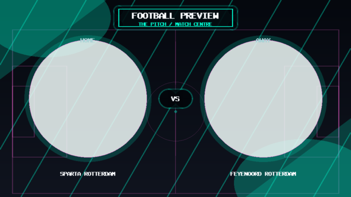 Sparta Rotterdam vs Feyenoord Rotterdam text match preview graphic