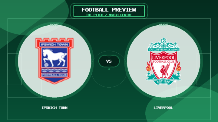 Ipswich Town vs Liverpool club crest match preview graphic