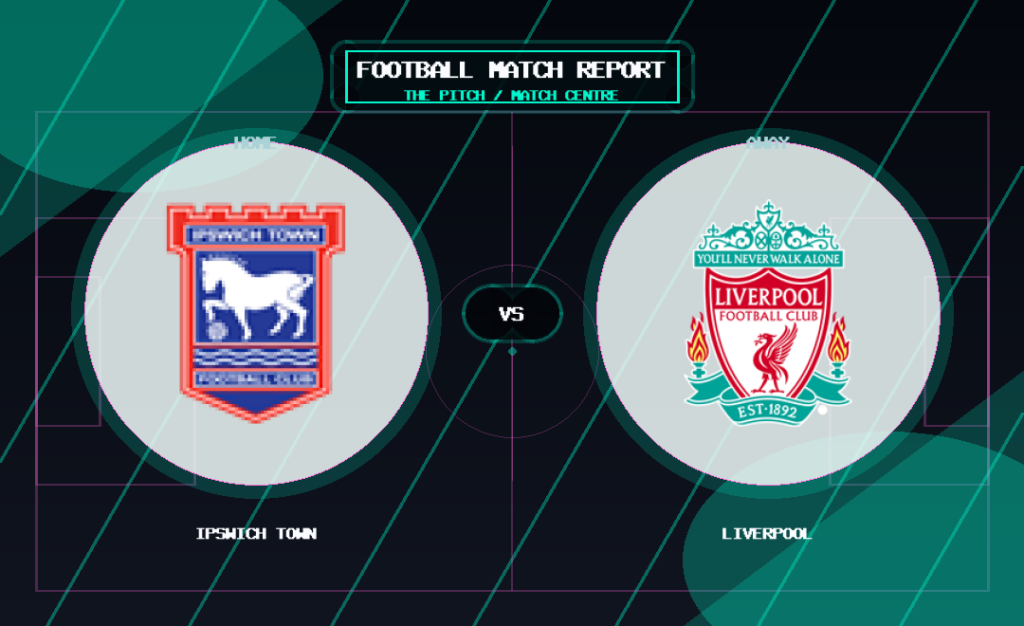 Ipswich Town vs Liverpool club crest match preview graphic