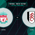 Liverpool vs Fulham club crest match report graphic