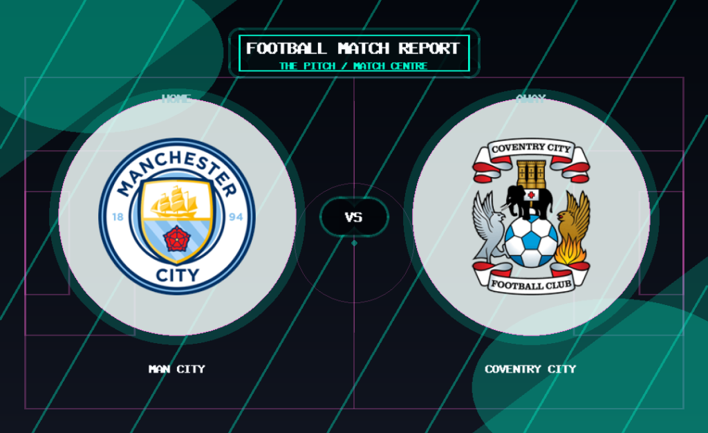 Man City vs Coventry City club crest match preview graphic