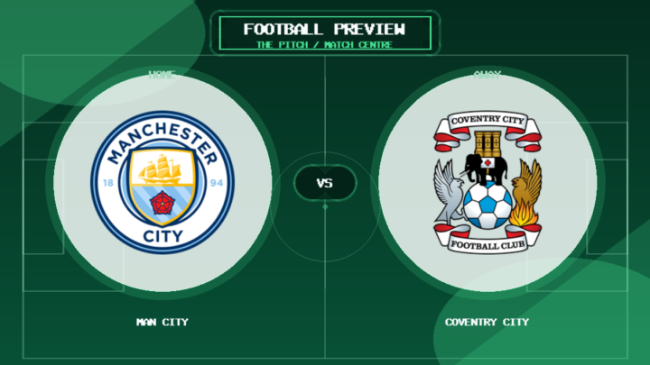 Man City vs Coventry City club crest match preview graphic
