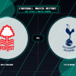 Nottingham vs Tottenham club crest match report graphic